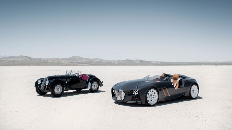 Illustration for article titled BMW 328 Hommage Concept: Retro, Sexy, Cool